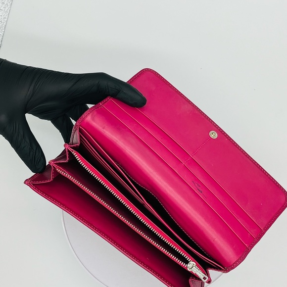 Loewe long dark pink wallet - Picture 11 of 14